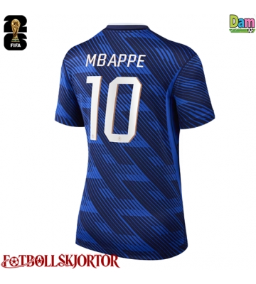 Frankrike Kylian Mbappe #10 Hemmatröja Dam VM 2026 Kortärmad